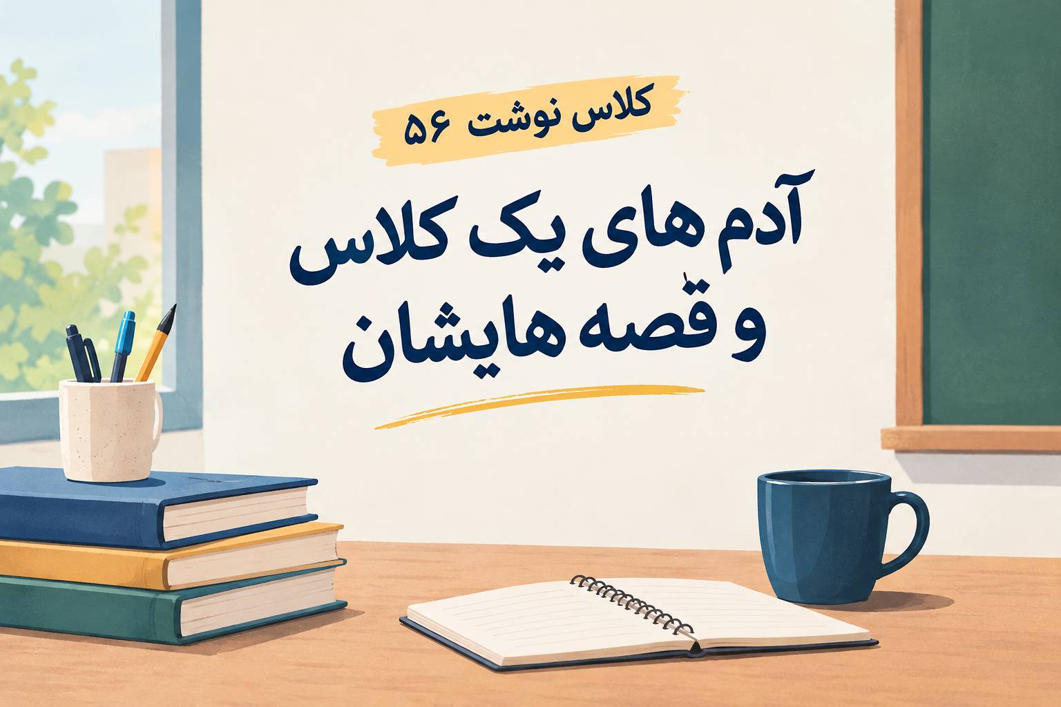 کلاس نوشت(۵۶) آدم های یک کلاس و قصه هایشان... 1 کلاس نوشت(56) آدم های یک کلاس و قصه هایشان